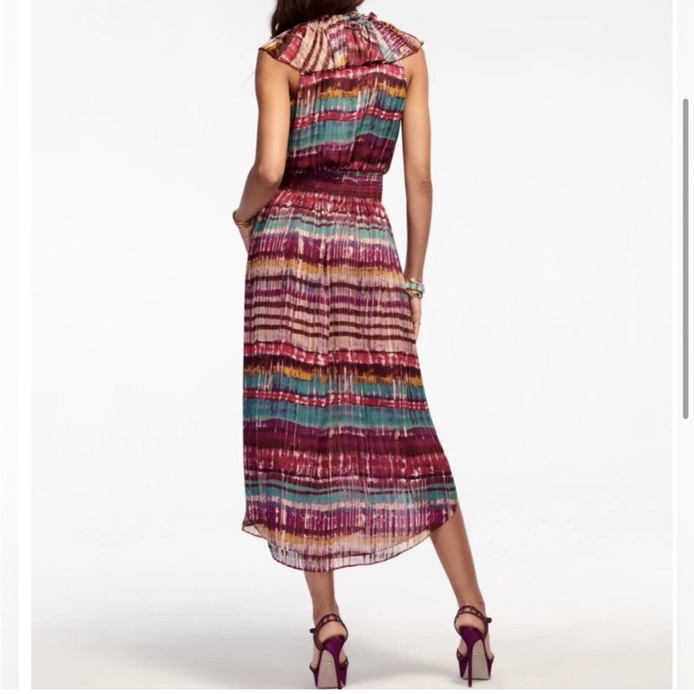 New Ramy Brook Harrison Sangria Stripe Midi Dress size XXS - Picture 4 of 16